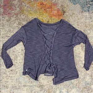 Lululemon Laced with Intent Shirt Purple Sz 10-12
